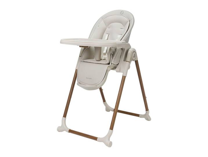 Maxi-Cosi Hochstuhl Ava Plus, Creme, Metall, Kunststoff, 56x92x72.5 cm, höhenverstellbar, zusammenklappbar, 5-Punkt-Gurt, Tablett, Babymöbel & Kindermöbel, Babyzimmer, Hochstühle