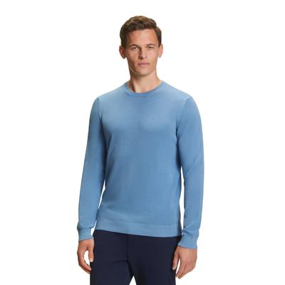 Strickpullover FALKE "FALKE Pullover", Herren, Gr. XXL, azure (6280), Pullover Strickpullover
