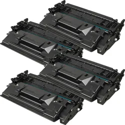 4 Kompatible Toner ersetzt HP CF226X 26X Multipack schwarz