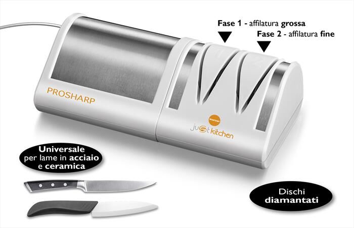 MACOM Prosharp-bianco E Acciaio