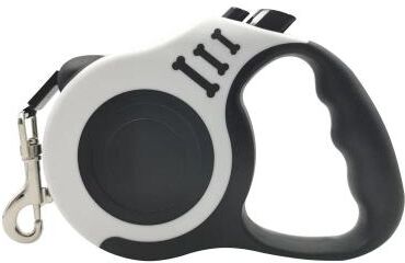 Uplifted Finds Automatic Retractable Nylon Pet Leash white 3 M