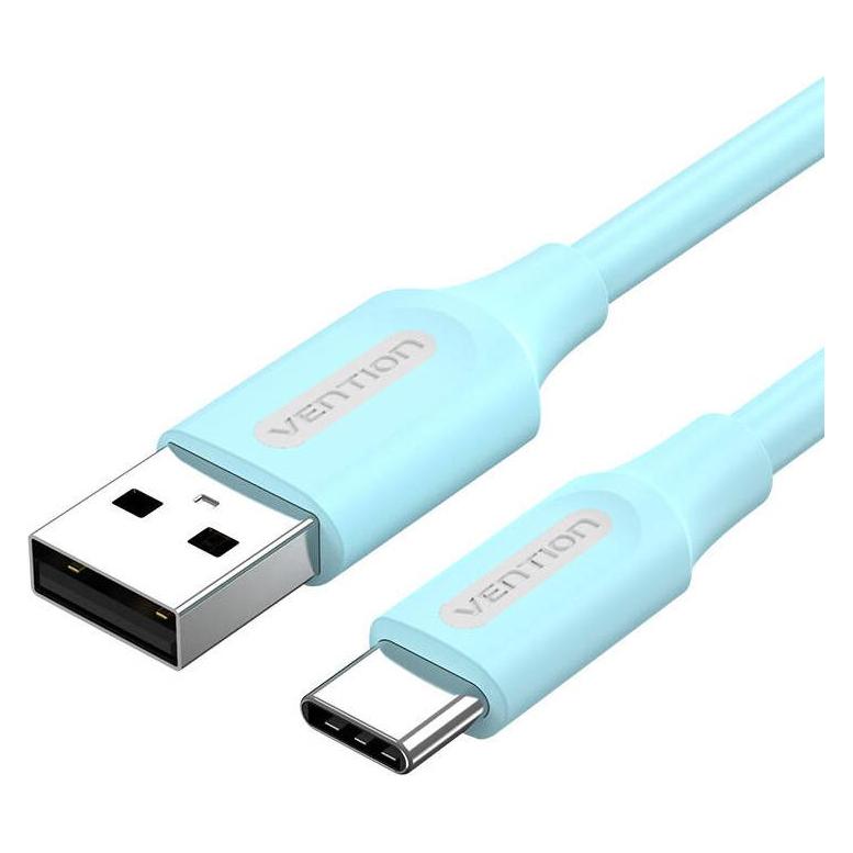 Vention USB 2.0 A to USB-C 3A Cable COKSH 2m Light Blue (2 m, USB 2.0) (COKSH)