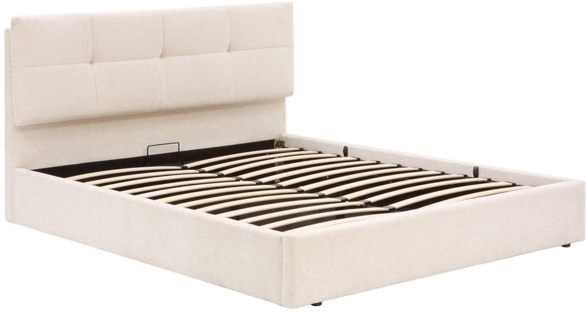 Rechthoekig opbergbed Soa wit 160x200 cm