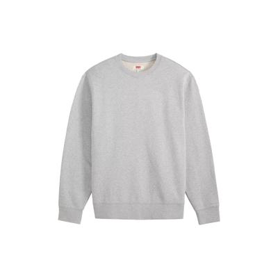 Sweatshirt LEVI'S "Sweatshirt The Original Housemark Crew 1er Pack", Herren, Gr. XL, grau (grau (vintage)), Obermaterial: 100% Baumwolle CO., Sweatshirts Sweatshirt