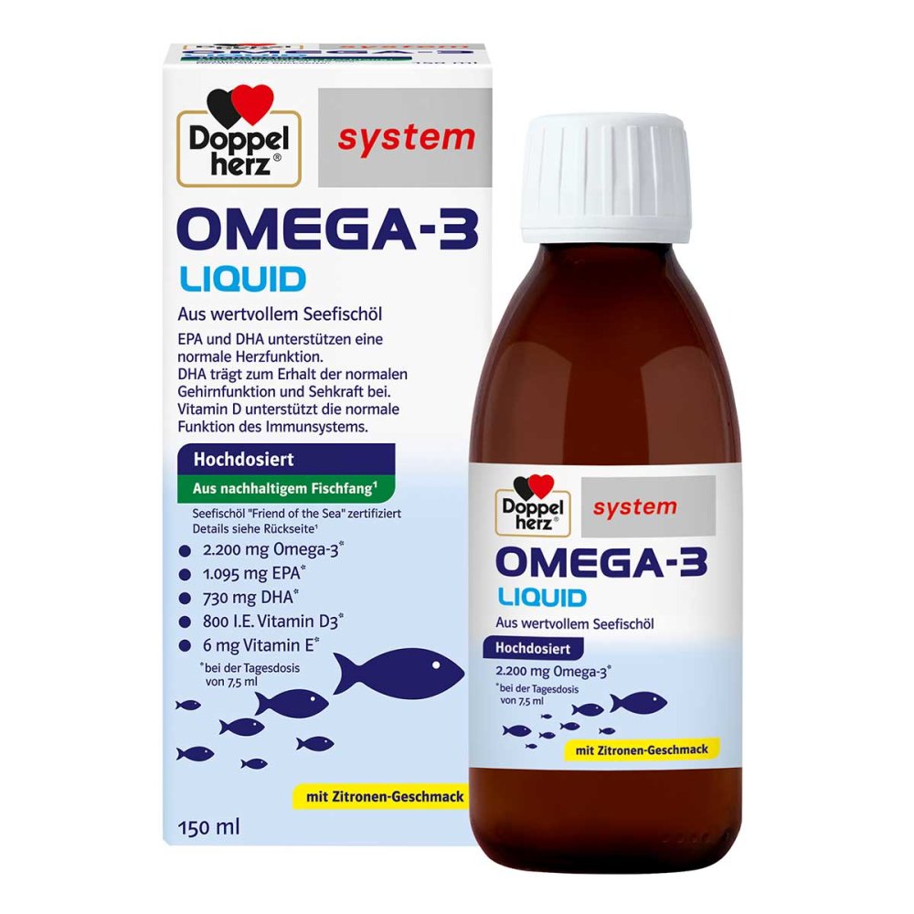 Queisser Pharma GmbH & Co. KG Doppelherz Omega-3 Liquid system 15638381