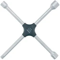 Hazet, Steckschlüssel + Stecknuss, Kreuzschlüssel 705V-02 ∙ Aussen Sechskant Profil ∙ 17 x 19 x 22 x Aussenvierkant 12,5 = 1/2 Zol...