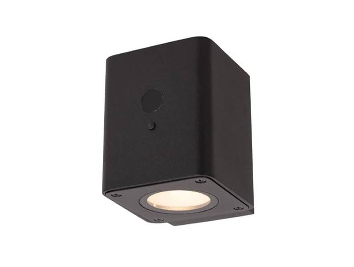 Lucide Ramin – Wandleuchte – Solarenergie – LED Maße: 1 x 1 W 2850 K/3150 K – IP54 – Bewegungsmelder & Tag/Nacht – Schwarz