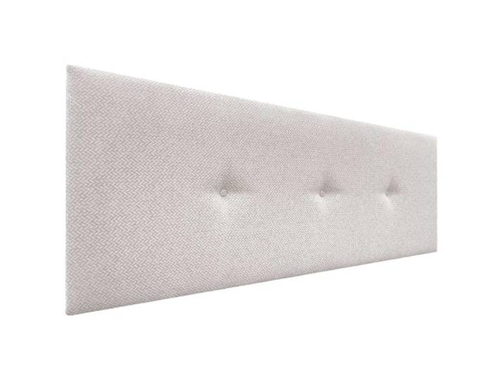 DHOME Gepolstertes Kopfteil aus Luxuriösem Glattem Stoff mit Knöpfen Kopfteil für Bett Gepolstert Luxusausführung (Espigas Beige, 160x60cm)
