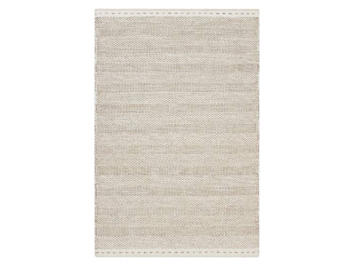 Tapis poil ras Bombay 343 Beige/Beige 120 x 170cm Laine