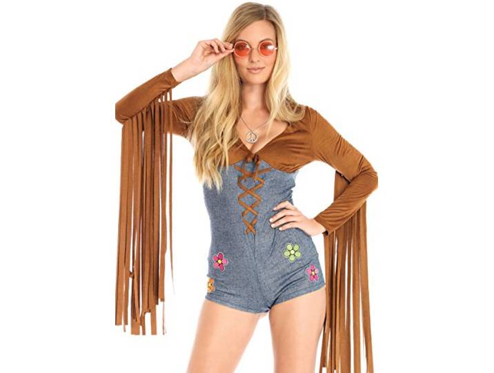 Leg Avenue Boho Babe Kostüm, vielfarbig, Größe: Large (EUR 40)