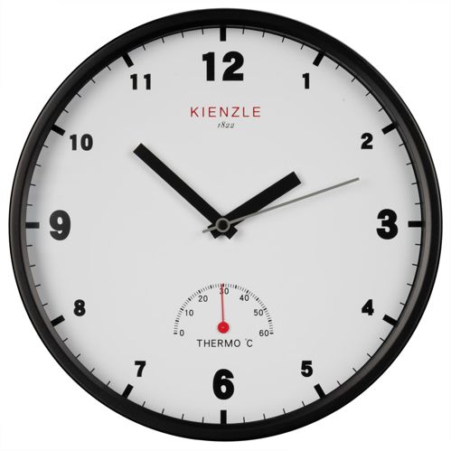 KIENZLE DCF Funkwanduhr Garten Outdoor 30cm