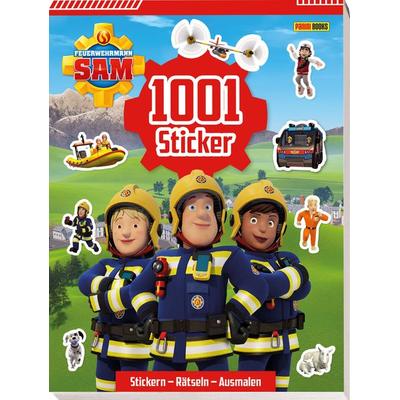 Feuerwehrmann Sam: 1001 Sticker: Stickern – Rätseln – Ausmalen, Taschenbuch von Panini, Panini, 978-3-8332-4540-4