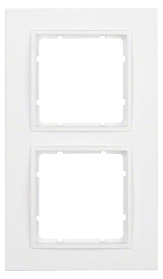 Berker B7 frame 10126919 dubbel polarwit mat