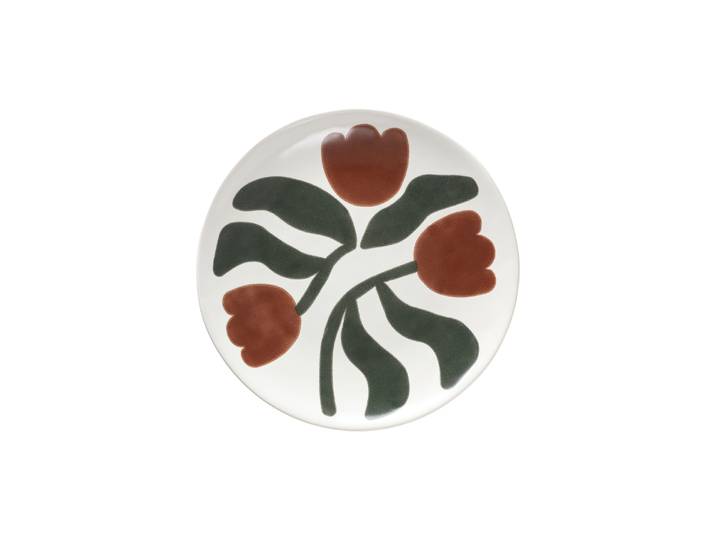 BROSTE COPENHAGEN - Assiette DORA - Marron - Grès