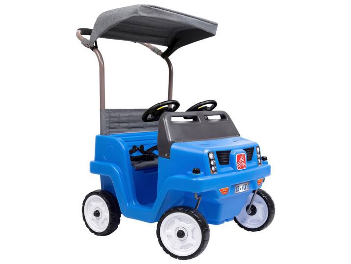 Kinderauto, Blau, Kunststoff, 63.5x99.1x88.9 cm, unisex, EN 71, CE, Spielzeug, Kinderfahrzeuge