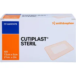 Cutiplast Steril 5x7.2 cm Verband 100 ST