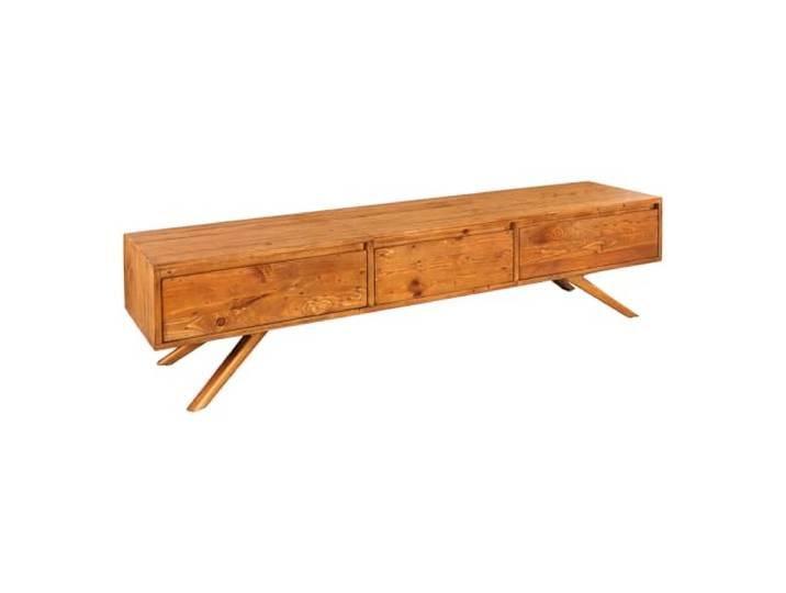 Riess Ambiente TV-Board FINCA - 180x45x40cm - Vintage braun - Pinienholz Schubladen, pflegeleichte Oberfläche, recyceltes Material, hoher Komfort, Lowboard, massiv