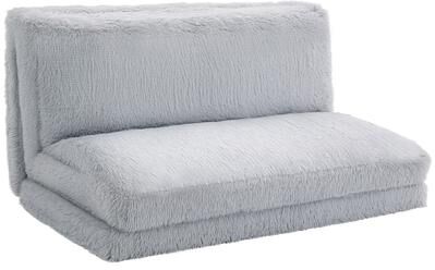HOMCOM Bean Bag Floor Sofa Bed, Contemporary Plush Wide Folding Floor Mattress, Foam Filling Wall Couch Sleeper