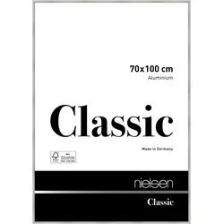Nielsen Aluminium-Bilderrahmen Classic  70 x 100 / Silber Matt