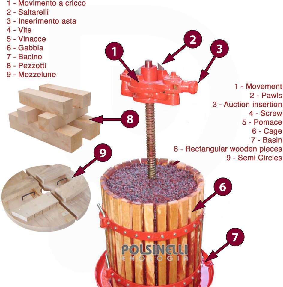 Polsinelli Pressoir à levier 15