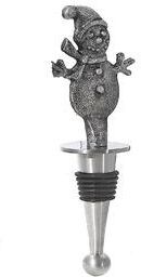 IH Casa Decor Christmas Wine Bottle Stopper Snowman
