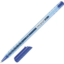 Kores® Kugelschreiber K1 transparent, Schreibfarbe: Blau