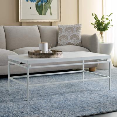 "SAFAVIEH Acelin 43.3-Inch Metal Coffee Table, Modern - 43"" W x 24"" D x 24"" H"