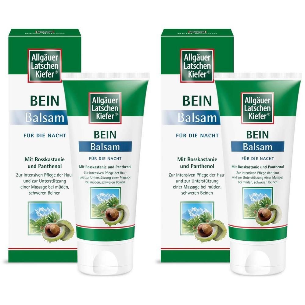 Allgäuer Latschenk. Bein Balsam für die Nacht 2x 2x200 ml