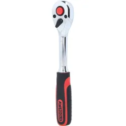 KS Tools 3/8" CHROMEplus Umschaltknarre, 72 Zahn, Kunststoffgriff - 915.3890