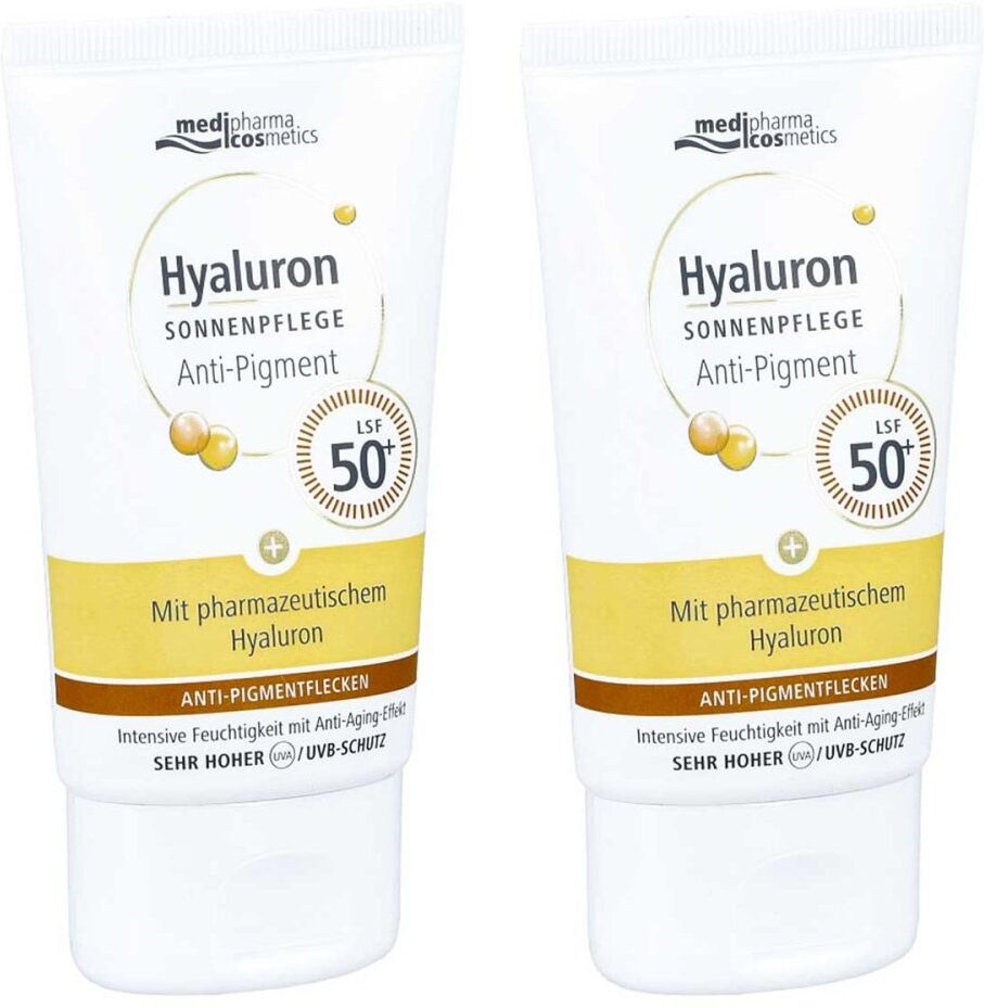 Hyaluron Sonnenpflege Ges.anti-pig.&anti-age Lsf50 2x50ml