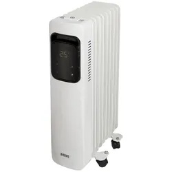 Rowi  Ölradiator  9  Rippen  2000  W  HOR  2000/9/5  D  Premium  Heizung,  Elektroheizstrahler,  fahrbar,  mobil  einsetzbar