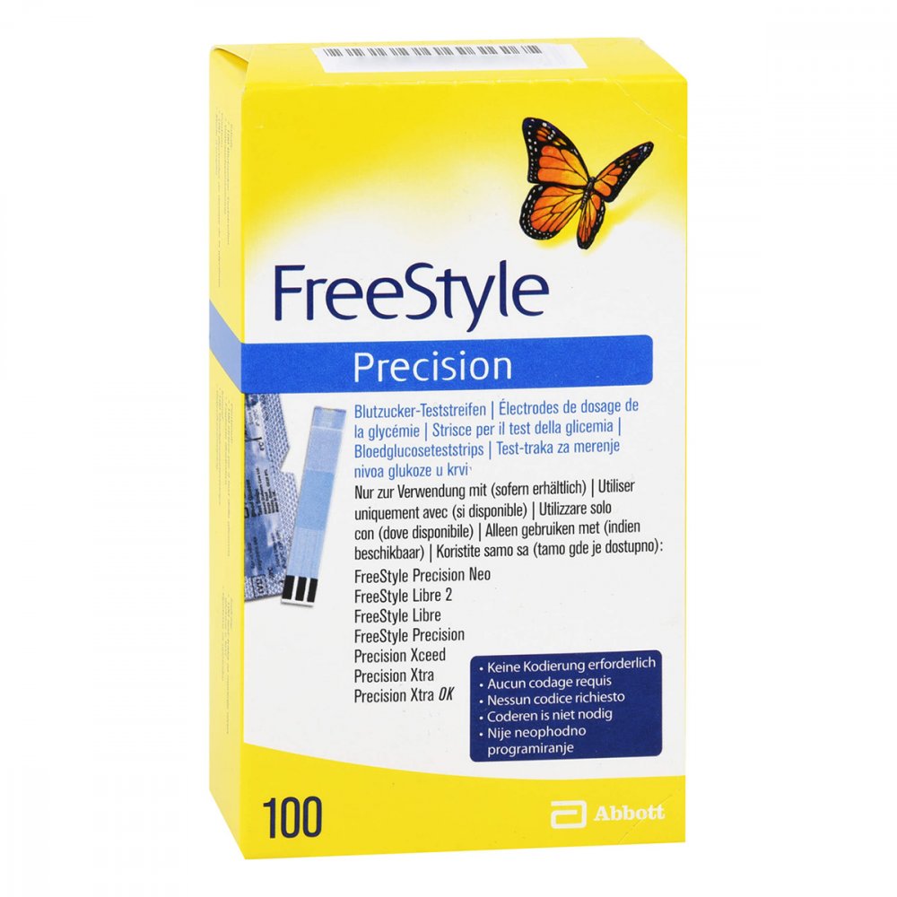 1001 Artikel Medical GmbH Freestyle Precision Blutzucker Teststreifen 09728393