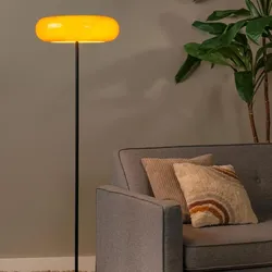Lucide SENTINO Stehlampe Ø40cm 3xG9 Orange Retro Design
