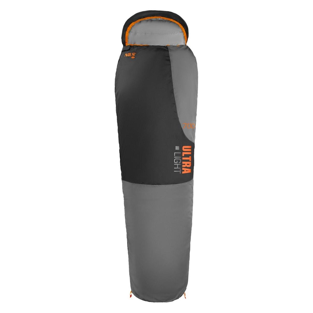 Nils Nc1705 Schlafsack Ultraleicht Grau-Orange Camp (215 cm) (15-04-134)