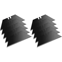 Goobay Tools 10er-Set Trapezklingen für Sicherheitsmesser, beidseitig nutzbar, abgerundete Spitzen