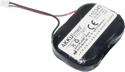 Akku Med Medizintechnik-Akku ersetzt Original-Akku (Original) AP0200 Covidien, Aerogen 4.8V 450 mAh