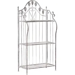 REGAL Metall 123 cm 59 cm Grau Visano