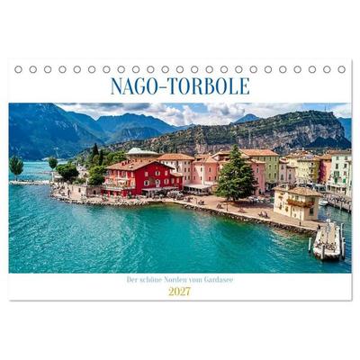 Nago-Torbole, der schöne Norden vom Gardasee (Tischkalender 2027 DIN A5 quer), CALVENDO Monatskalender