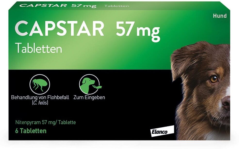 Capstar Tabletten gegen Flöhe für Hunde von 11 bis 57 kg