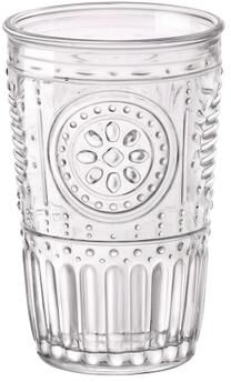 Bormioli Rocco Romantic 11.15 Ounce Water Glass, Clear, Set of 6 - 11.15 ounce