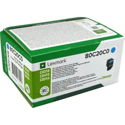 Lexmark Toner 80C20C0 802C cyan