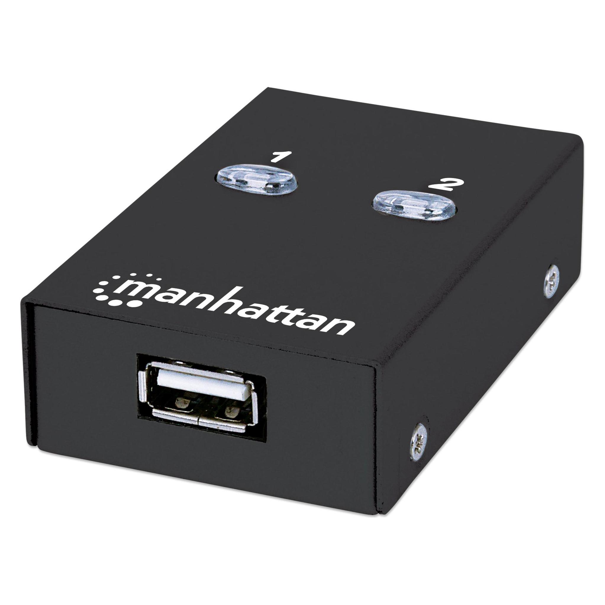 Manhattan Umschalter (USB-B, 2 Ports) (162005)