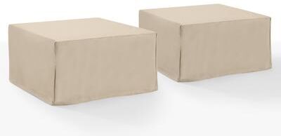 Crosley Furniture Crosley 2Pc Square Table And Ottoman Furniture Cover Set