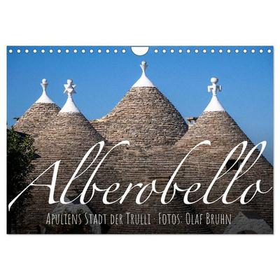 Alberobello – Apuliens Stadt der Trulli (Wandkalender 2027 DIN A4 quer), CALVENDO Monatskalender