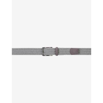 Ledergürtel BRAX "Style HERRENGÜRTEL", Herren, Gr. 120, grau, Gürtel Ledergürtel