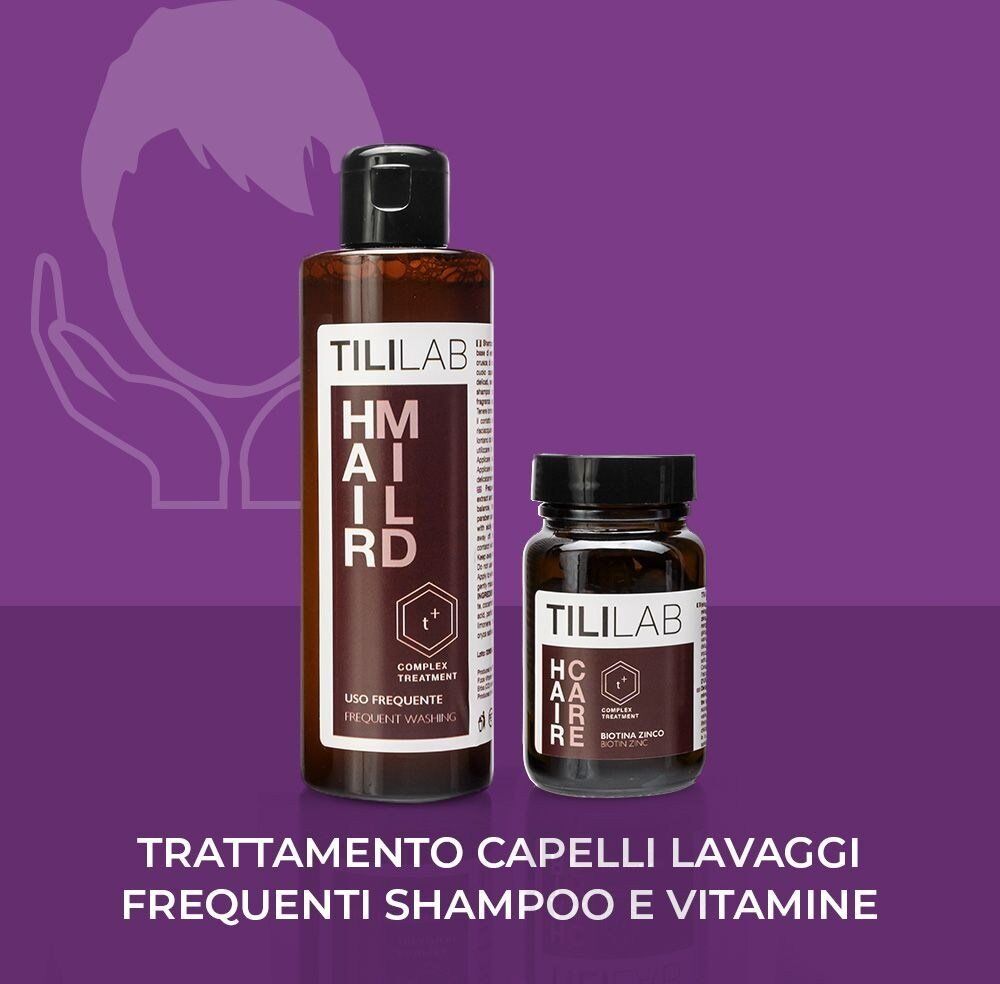 Tilab Trattamento Capelli Lavaggi Frequenti Shampoo e Vitamine