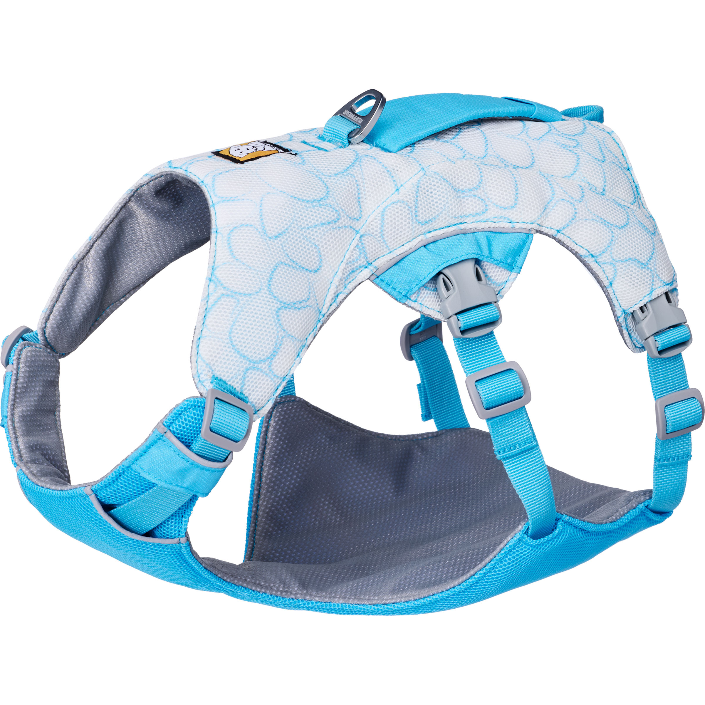 Ruffwear Swamp Cooler Hundegeschirr Hundegeschirre blau Größe XXS (33-43cm) Camping