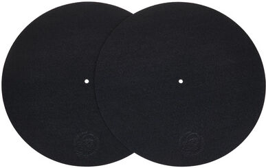 Dr.Suzuki "12"Slipmats Mix-Edition Black" Schwarz