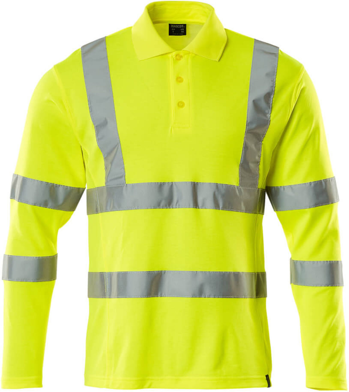 Mascot Polo-Shirt lange Ärmel XL hi-vis gelb (18283-995-17-XL)