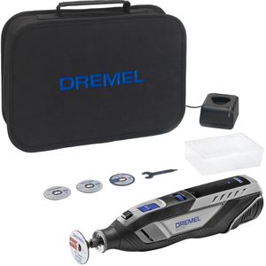 Dremel Multifunktionswerkzeug 8250-5, 12V/2Ah, mit Akku und 5-tlg. Zubehör-Set, Softbag
